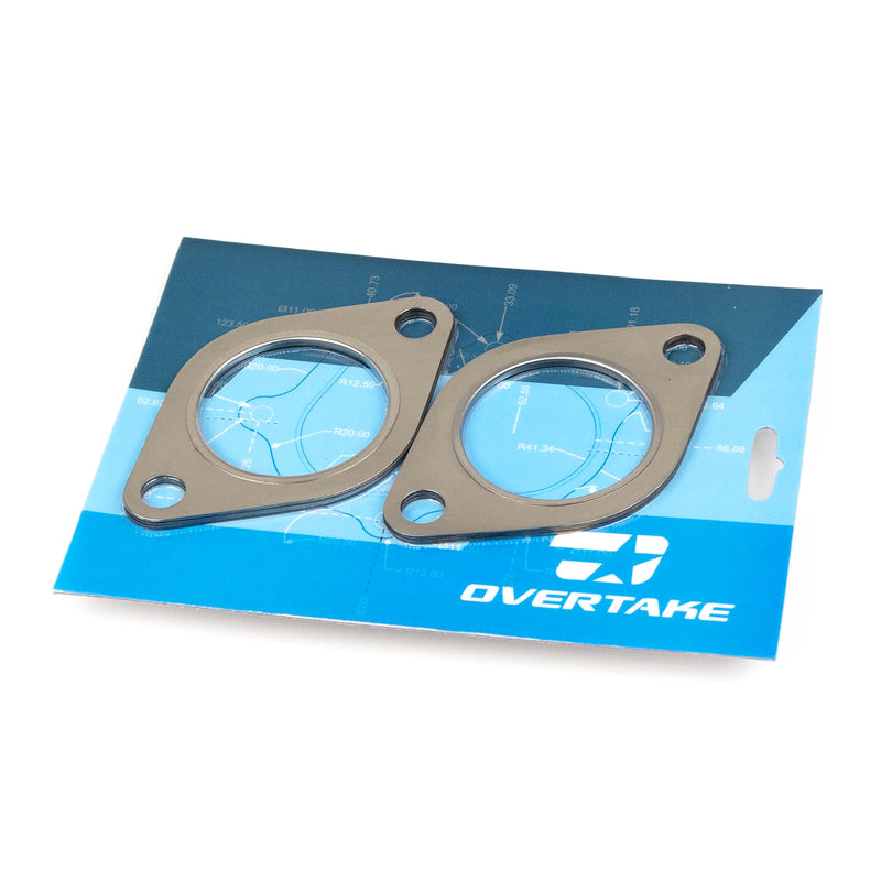 OVERTAKE Exhaust Manifold to Crosspipe Gasket Set 2X Thick 2002-2014 WRX / 2004-2021 STI