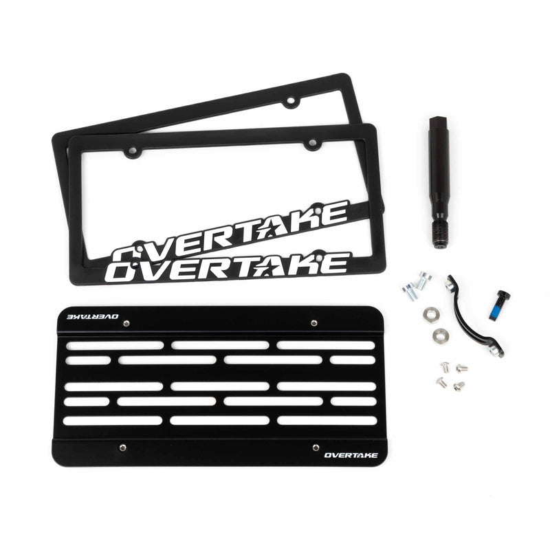 OVERTAKE MaxxAdjust License Plate Relocation Kit 2008-2014 WRX / 2008-2014 STI
