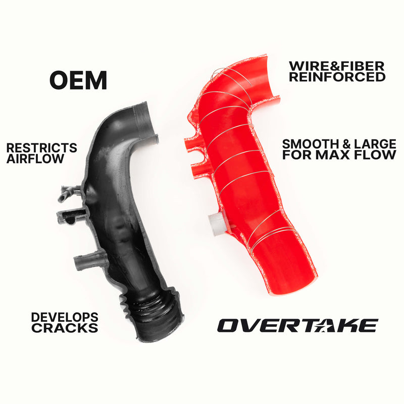 OVERTAKE Silicone Turbo Inlet Hose 2008-2014 WRX