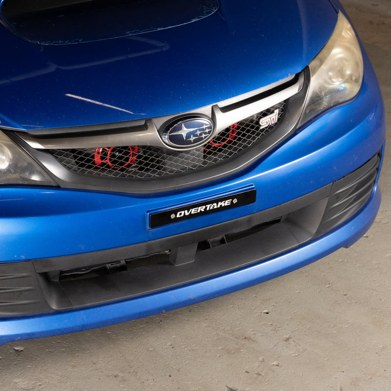 OVERTAKE Front License Plate Delete  2002-2014 WRX / 2004-2014 STI