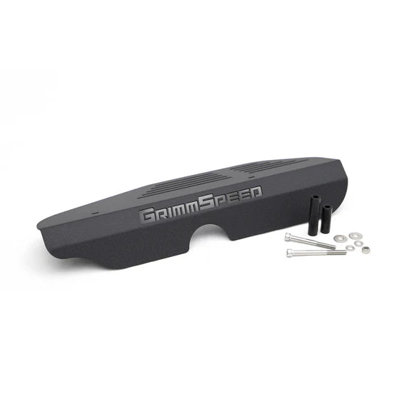 GrimmSpeed Black Alternator Cover 2002-2014 WRX / 2004-2021 STI