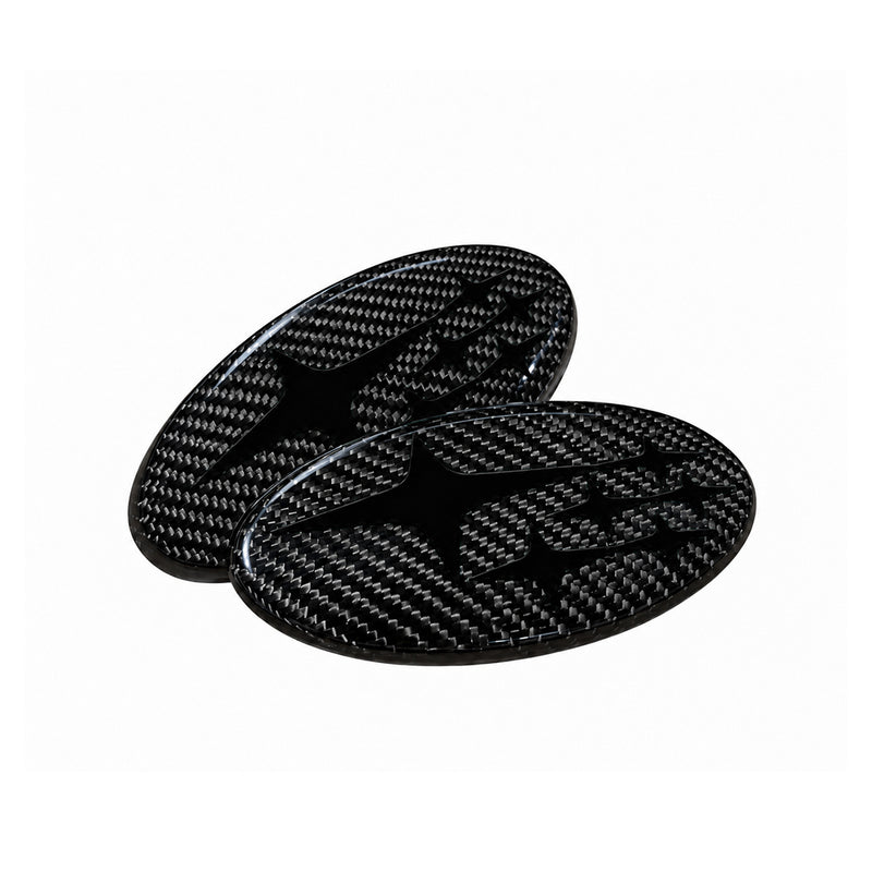 MSP Front and Rear Carbon Frameless Emblem Set 2022-2026 WRX
