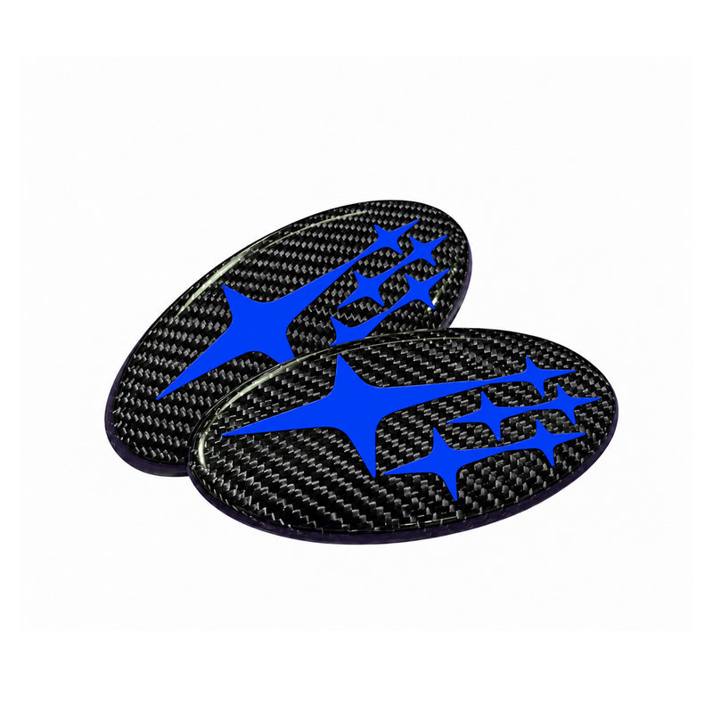 MSP Front and Rear Carbon Frameless Emblem Set 2022-2026 WRX
