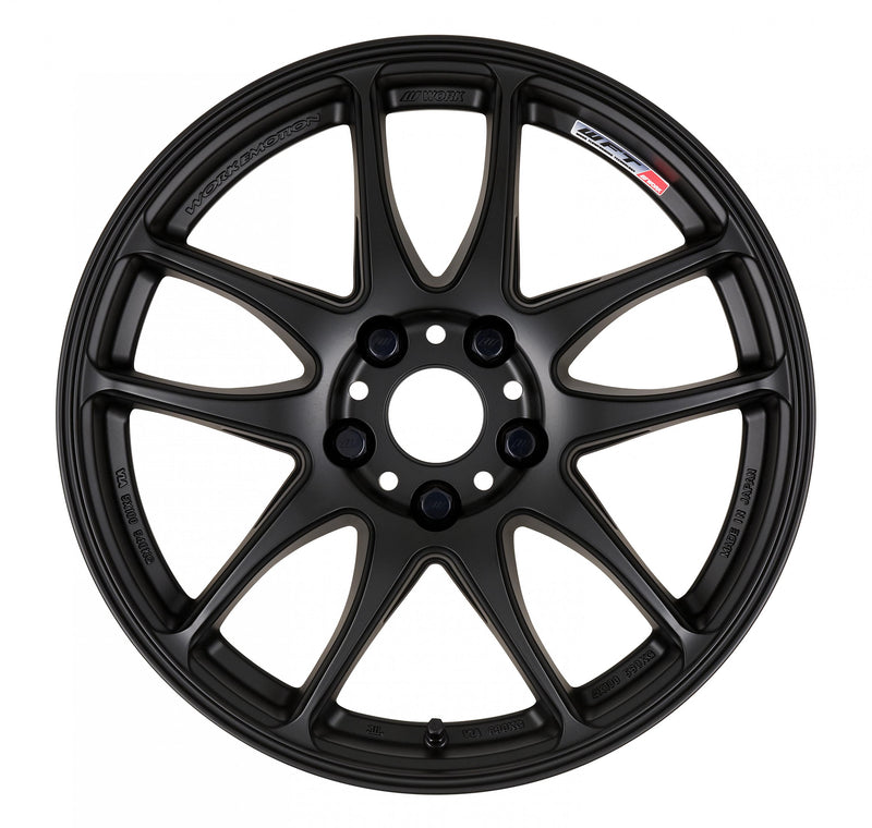 Work Emotion CR Kiwami Matte Black 18x9.5 +38 5x114.3