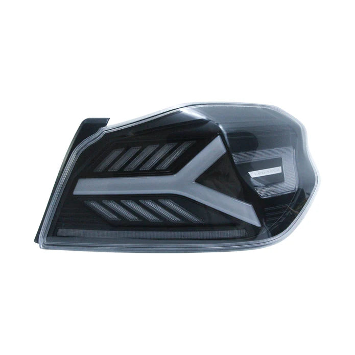 OLM Y-Spec LED Taillights Clear Lens White Optic 2015-2021 WRX/STI