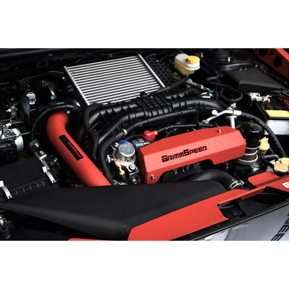 GrimmSpeed Red Charge Pipe Kit 2015-2021 WRX