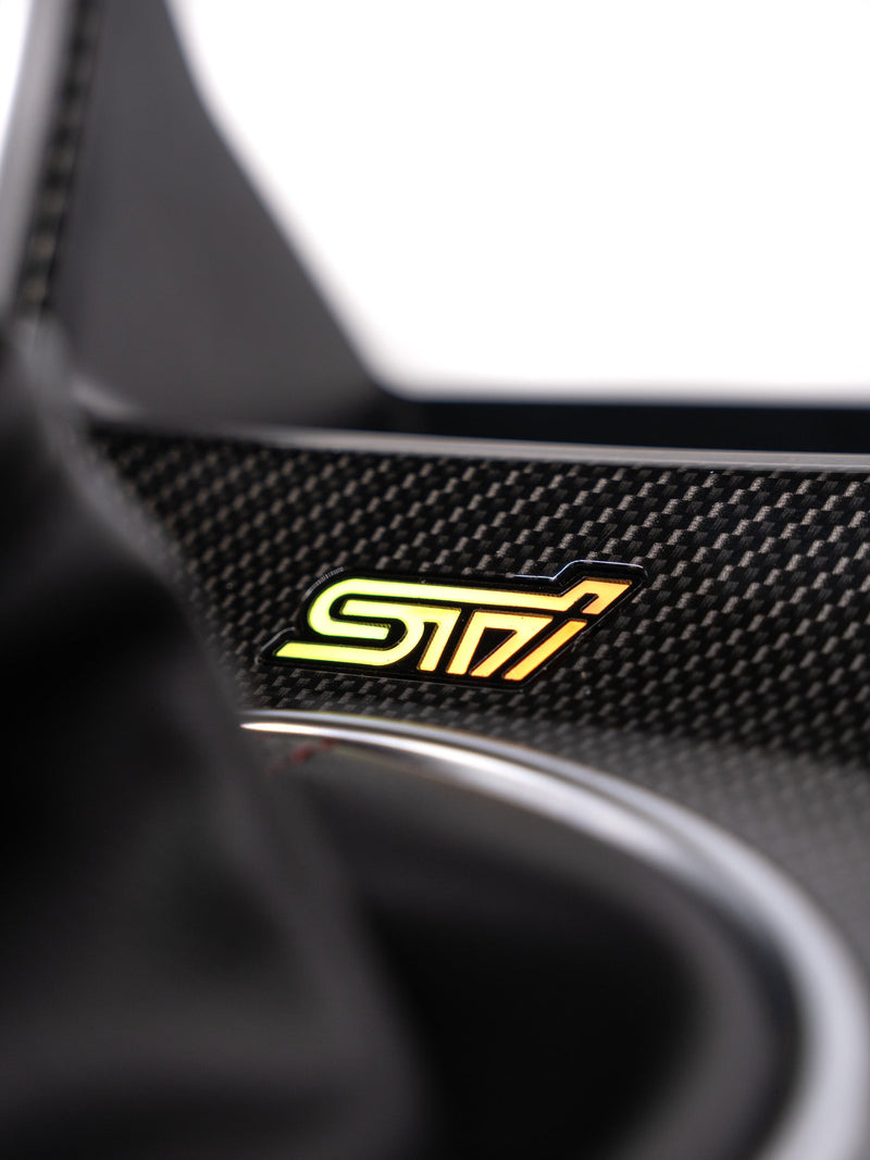 Lit Logos RGB STI Shifter Trim Badge 2008-2021 STI