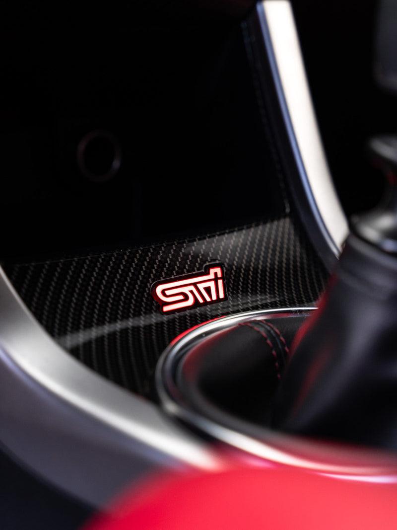 Lit Logos RGB STI Shifter Trim Badge 2008-2021 STI