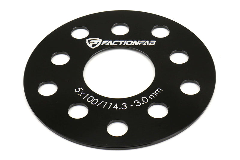 FactionFab 5x100/114.3 3mm Spacers 2002-2026 WRX / 2004-2021 STI