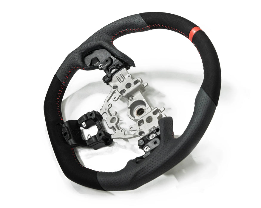 FactionFab Leather and Suede Steering Wheel 2022+ WRX