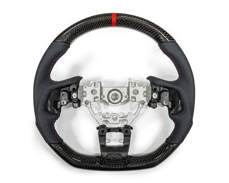 FactionFab Carbon and Leather Steering Wheel 2022+ WRX