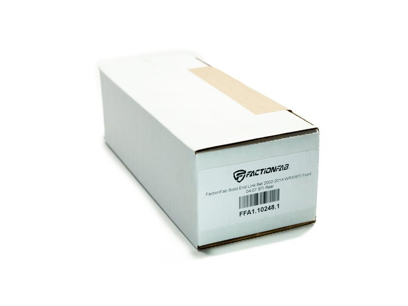 FactionFab Solid End Link Set 2002-2014 WRX / 2004-2014 STI