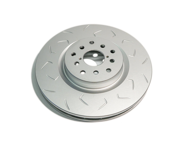 FactionFab V2 Dual Drilled Slotted Front Rotor 2004-2017 STI