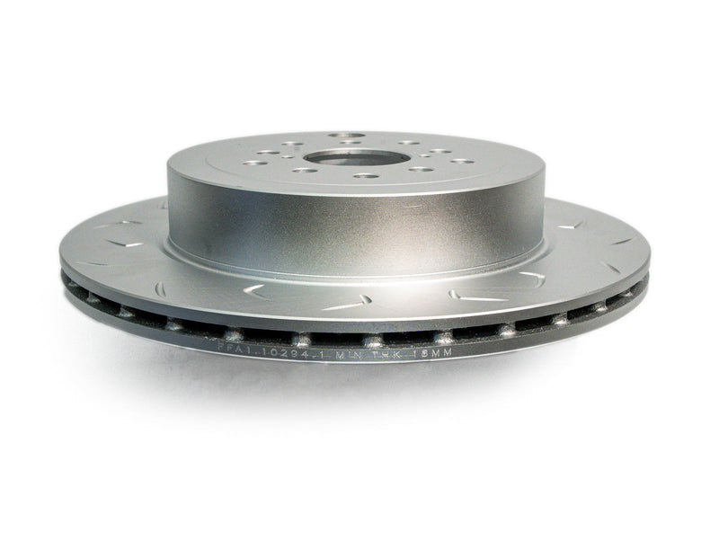 FactionFab V2 Dual Drilled Slotted Rear Rotor 2008-2017 STI