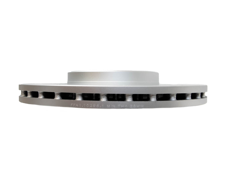 FactionFab V2 Dual Drilled Slotted Front Rotor 2018-2021 STI