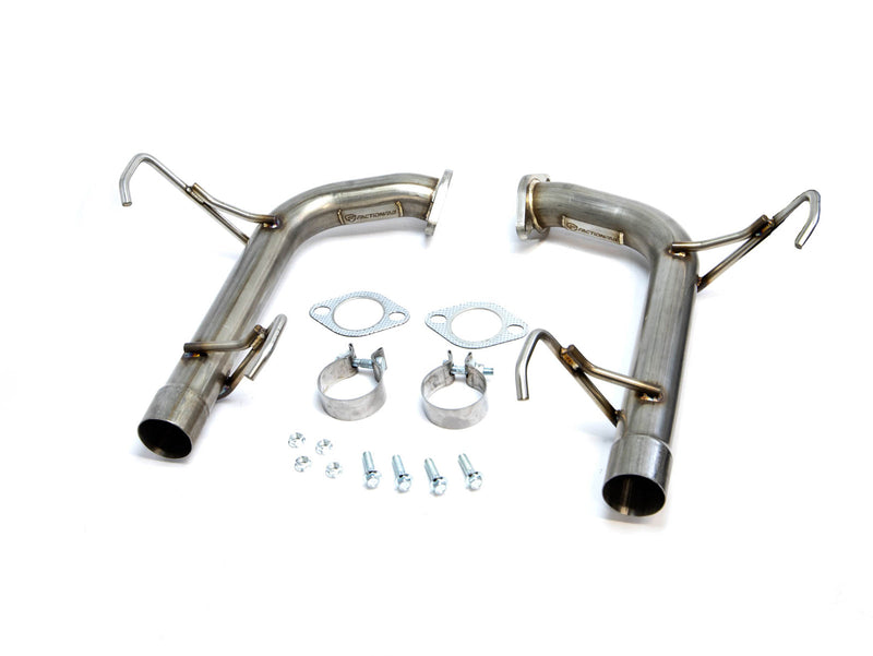 FactionFab Axle Back Exhaust Black Chrome Tip 2022-2026 WRX