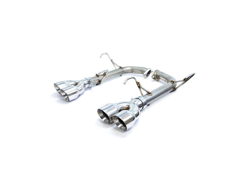 FactionFab Polished Tip Axle Back Exhaust 2022-2026 WRX