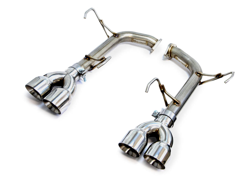 FactionFab Polished Tip Axle Back Exhaust 2022-2026 WRX