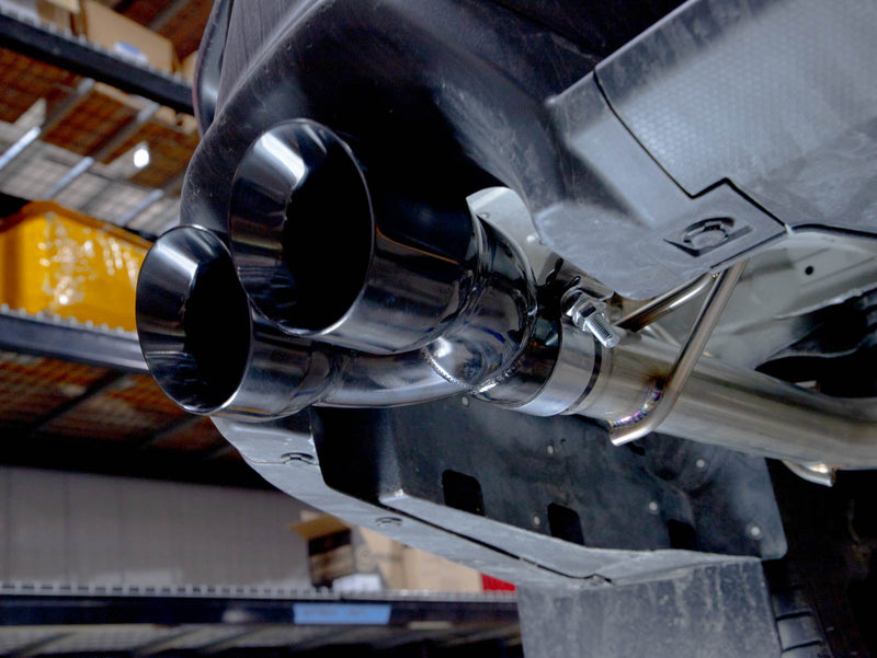 FactionFab Axle Back Exhaust Black Chrome Tip 2022-2026 WRX