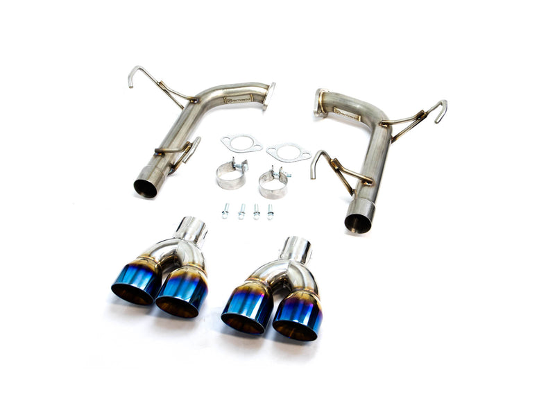 FactionFab Axle Back Exhaust Burnt Stainless Tip 2022-2026 WRX