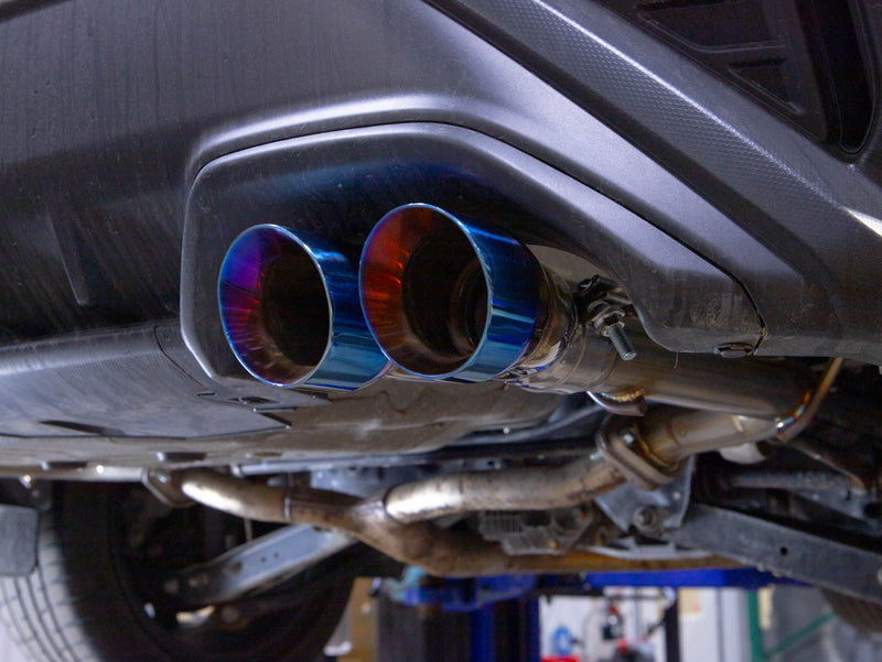 FactionFab Axle Back Exhaust Burnt Stainless Tip 2022-2026 WRX