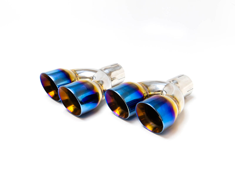 FactionFab Axle Back Exhaust Burnt Stainless Tip 2022-2026 WRX