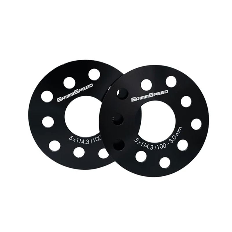 GrimmSpeed 3mm Wheel Spacers 5x114.3/5x100 2002-2026 WRX / 2004-2021 STI