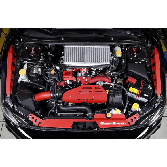 GrimmSpeed Red Electronic Boost Control Cover 2008-2021 STI