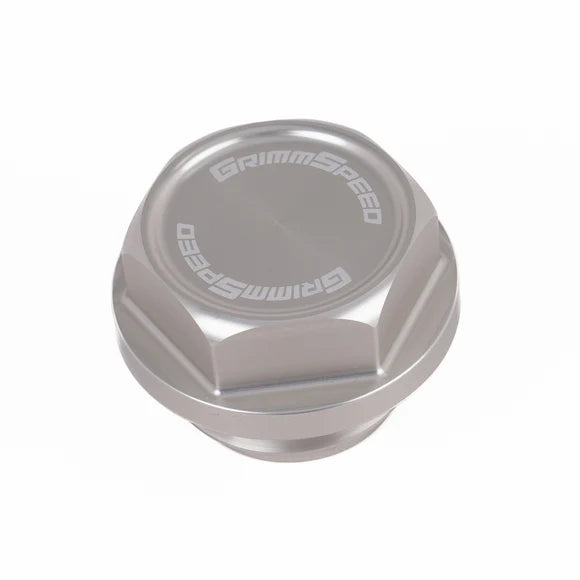 GrimmSpeed Silver V2 Bolt Oil Cap 2002+ WRX / 2004-2021 STI