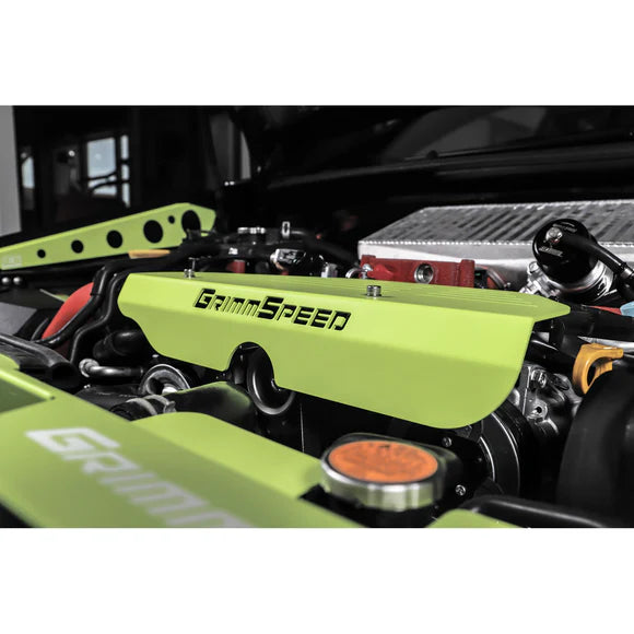 GrimmSpeed Neon Green Alternator Cover 2002-2014 WRX / 2004-2021 STI