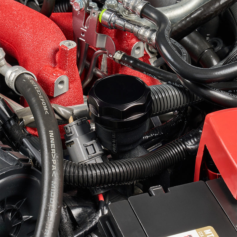 IAG Black Revolve Engine Oil Fill Cap 2002-2026 WRX / 2004-2021 STI