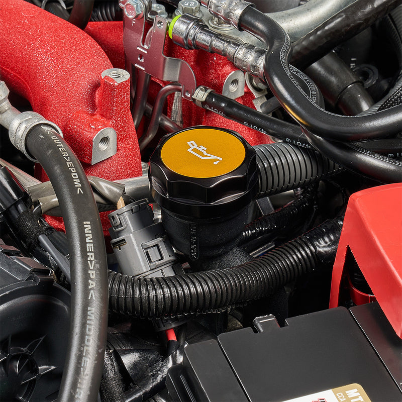 IAG Gold Revolve Engine Oil Fill Cap 2002-2026 WRX / 2004-2021 STI