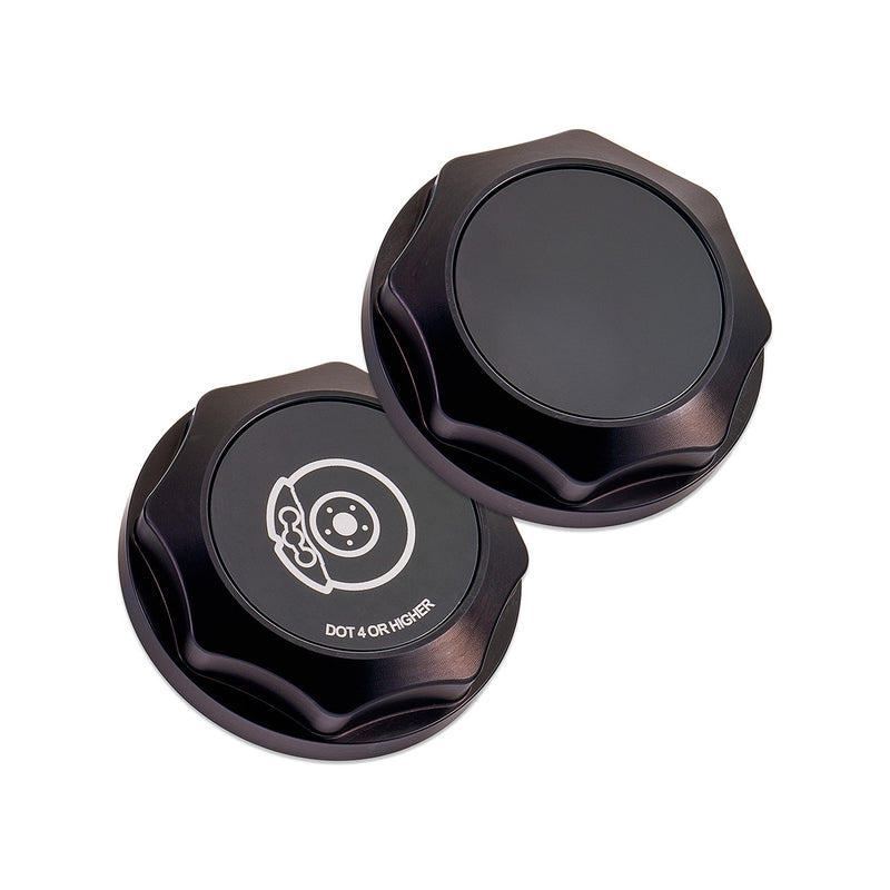 IAG Black Revolve Brake Fluid Reservoir Cap 2002-2026 WRX / 2004-2021 STI