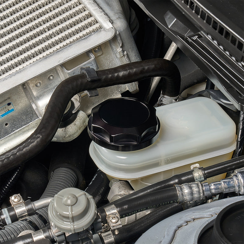 IAG Black Revolve Brake Fluid Reservoir Cap 2002-2026 WRX / 2004-2021 STI