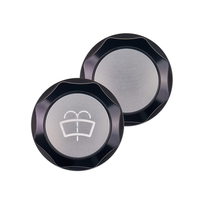 IAG Silver Revolve Washer Fluid Reservoir Cap 2002-2021 WRX / 2004-2021 STI