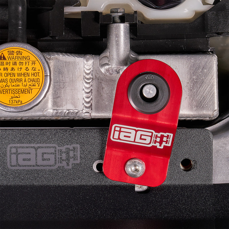 IAG Black Radiator Stays 2015-2021 WRX / 2015-2021 STI