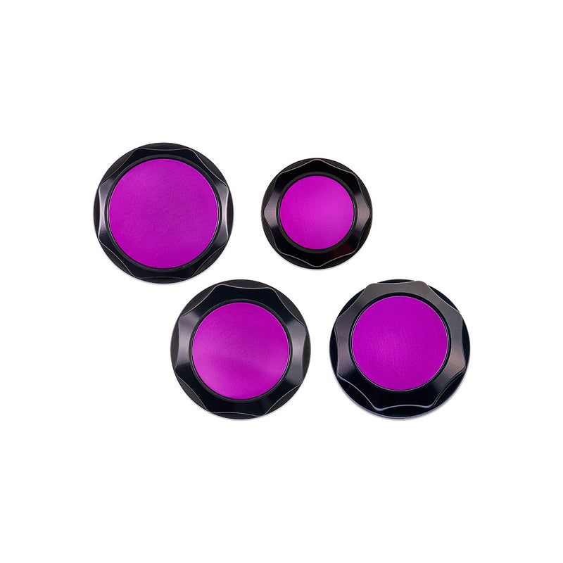 IAG Purple Revolve Engine Bay Dress-Up Cap Kit 2015-2021 WRX