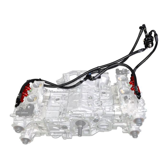 IAG PTFE Fuel System Kit w/ ID Injectors, Aeromotive FPR, IAG Fuel Rails 2008-2014 WRX/ 2008-2021 STI