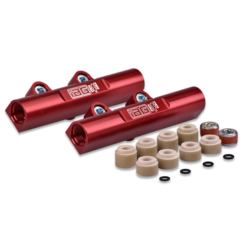 IAG PTFE Fuel System Kit w/ Aeromotive FPR, IAG Fuel Rails 2008-2014 WRX / 2008-2021 STI
