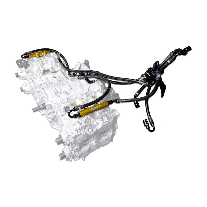 IAG PTFE Flex Fuel System Kit w/ Aeromotive FPR, IAG Fuel Rails 2008-2014 WRX/ 2008-2021 STI