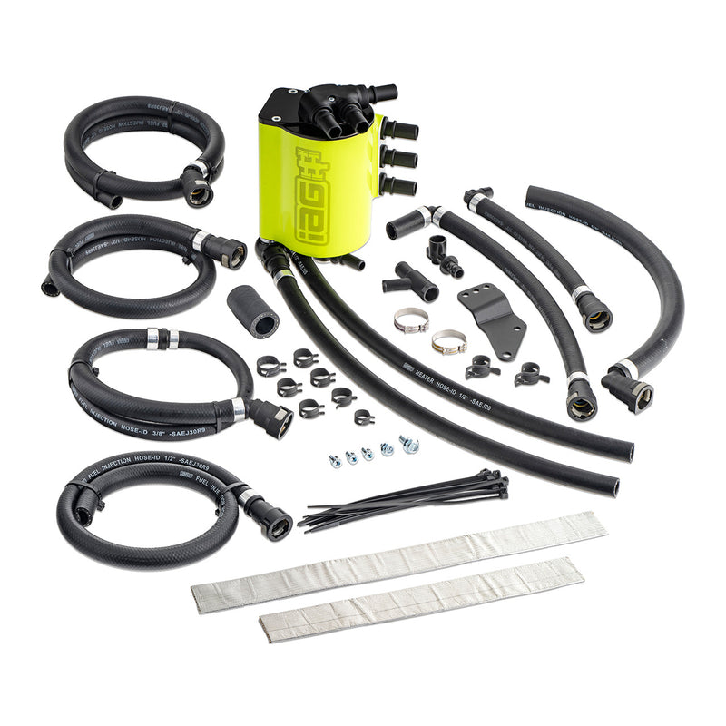 IAG Neon Yellow Street Series Air Oil Separator 2002-2007 WRX / 2004-2007 STI