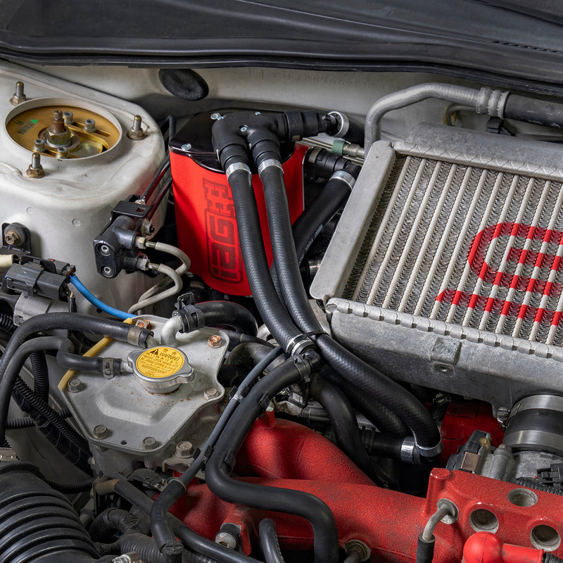 IAG Neon Yellow Street Series Air Oil Separator 2002-2007 WRX / 2004-2007 STI