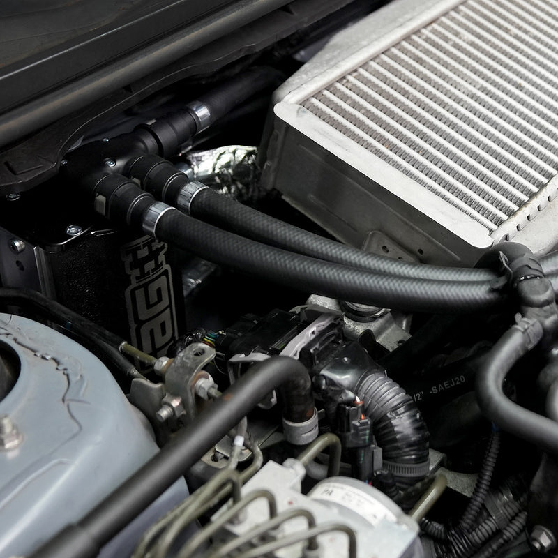 IAG Black Street Series Air Oil Separator 2008-2014 WRX / 2008-2021 STI