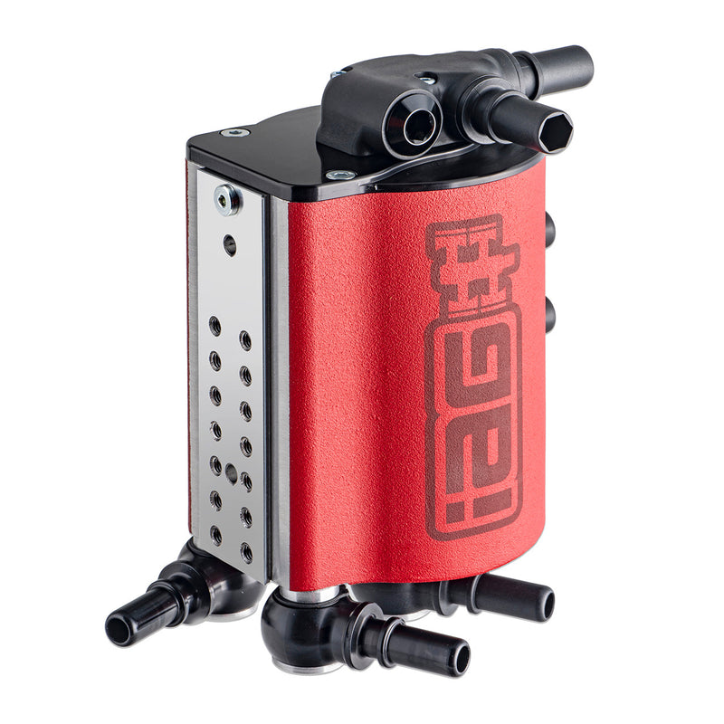 IAG Street Series Red Air Oil Separator 2015-2021 WRX