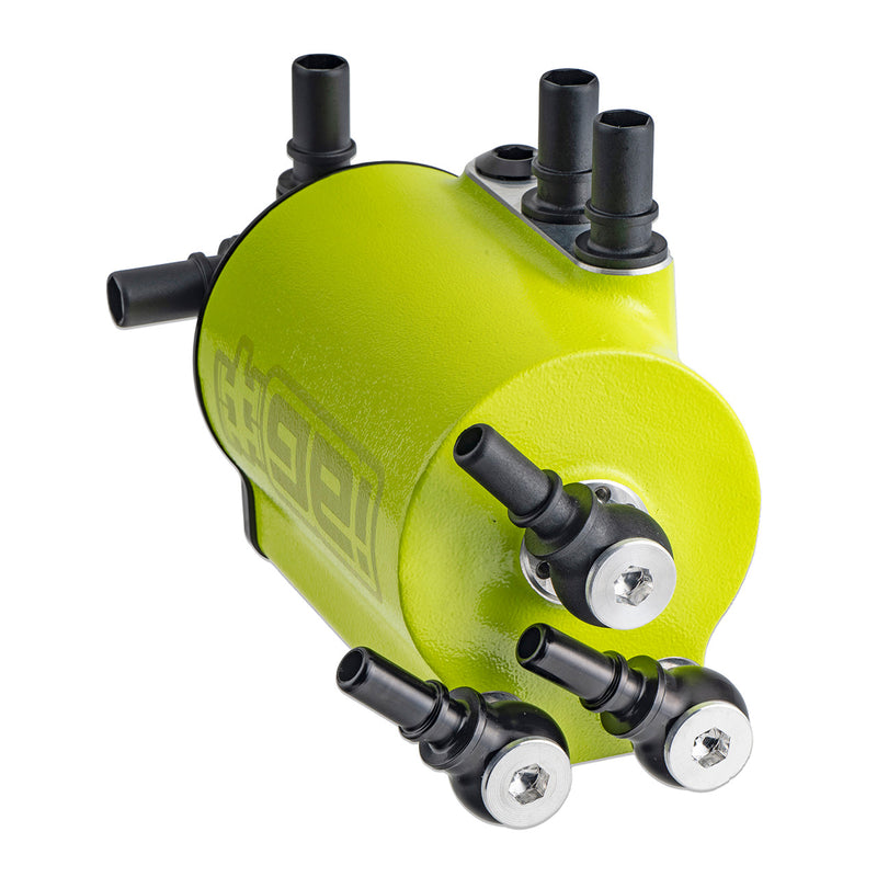 IAG Street Series Neon Yellow Air Oil Separator 2015-2021 WRX