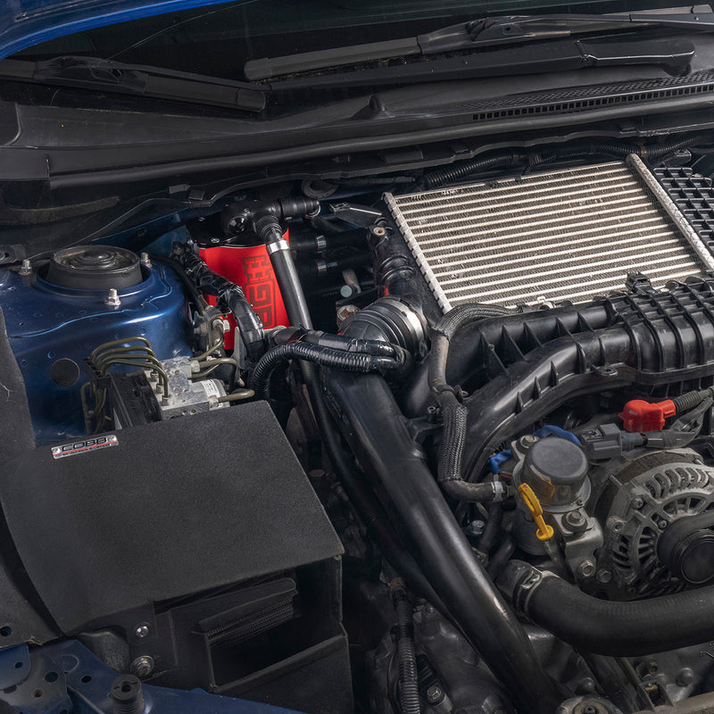 IAG Street Series Neon Yellow Air Oil Separator 2015-2021 WRX