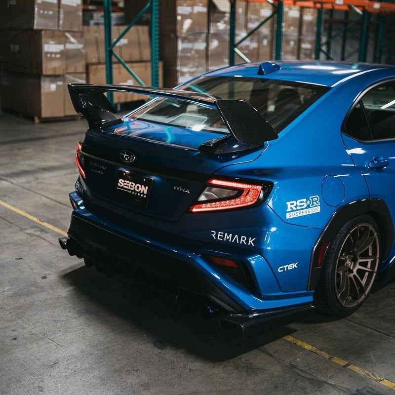 Seibon Carbon Fiber Rear Fender Garnish 2022+ WRX