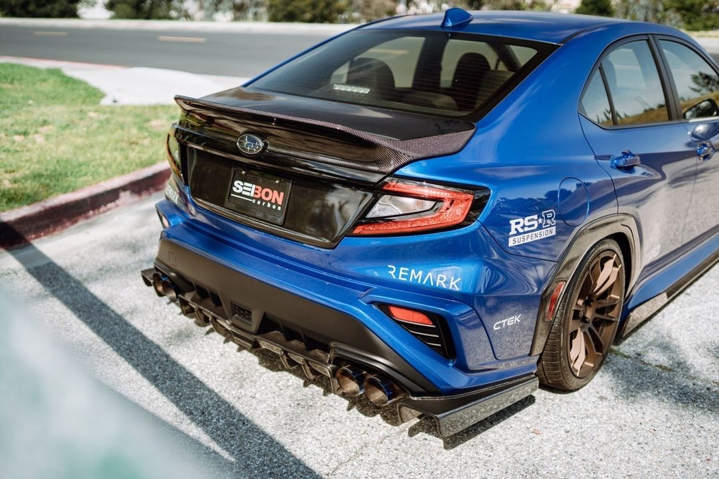 Seibon MB Style Carbon Fiber Rear Diffuser 2022+ WRX — WRXDaily