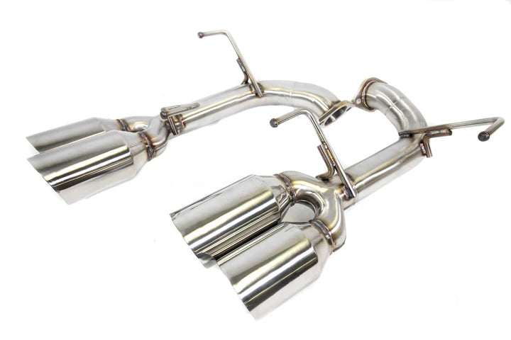 PLM V2 Axleback Muffler Deletes Polished Tips 2015-2021 WRX / 2015-2021 STI