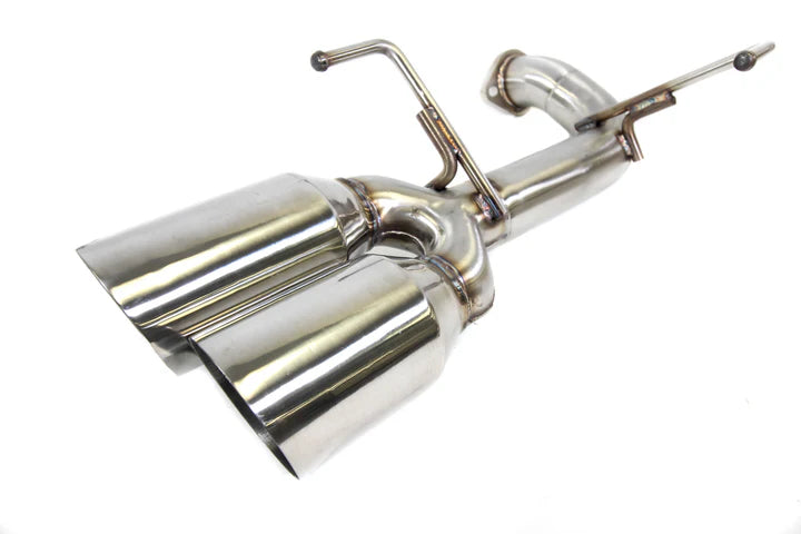 PLM V2 Axleback Muffler Deletes Polished Tips 2015-2021 WRX / 2015-2021 STI